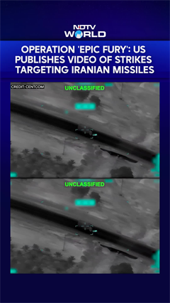 US Publishes Video Of Strikes Targeting Iranian Missile Units As Part Of Operation 'Epic Fury'