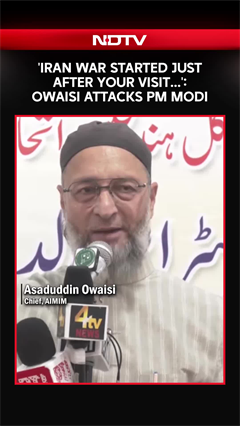 Asaduddin Owaisi Attacks PM Modi Over Israel Visit: 'War Started Just After Your Visit...'