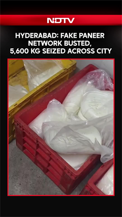 Hyderabad News | Fake Paneer Network Busted, 5,600 Kg Seized Across The City In Hyderabad