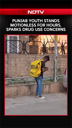 Punjab Youth Stands Motionless For Hours, Sparks Drug Usage Concerns