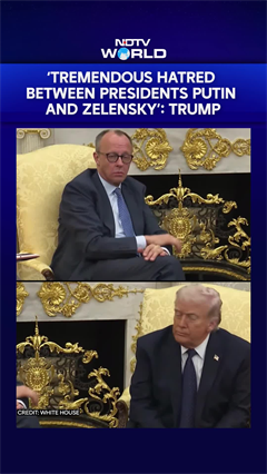 Trump Meets Merz | "Tremendous Hatred Between Presidents Putin And Zelensky": Trump On Ukraine War