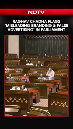 "Think You're Drinking..": Raghav Chadha Flags Misleading Branding