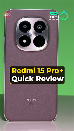 Redmi Note 15 Pro+ review in one minute