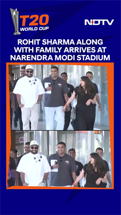 Rohit Sharma Heads To Ahmedabad's Narendra Modi Stadium For T20 WC Finals