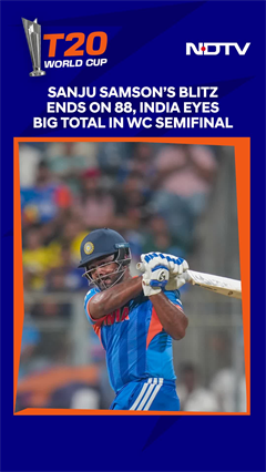 Sanju Samson&rsquo;s 88 Power India Towards Record Total