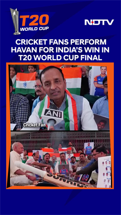 Cricket Fans Perform 'Havan', Offer Special Pooja For India's Win In T20 World Cup Final