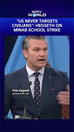 Video: 'US Does Not Target Civilians': US Secretary Of War Pete Hegseth On Minab School Strike In Iran