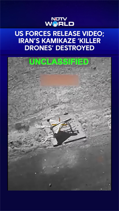 US Forces Destroy Iran's Kamikaze 'Killer Drones': On Cam