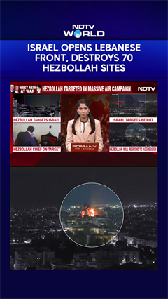 Israel Opens Lebanese Front, Destroys 70 Hezbollah Sites