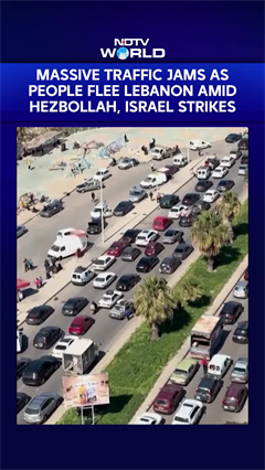 Lebanon Residents Flee As Missile & Drone Strikes Intensify Between Hezbollah & Israel