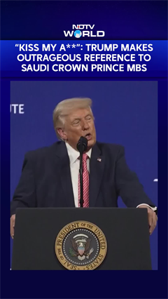 "Kiss My A**": Trump's Undignified Reference To Saudi Crown Prince MBS Triggers Outrage