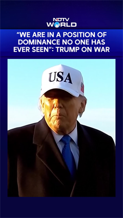 Trump Says US "In A Position Of Dominance No One Has Ever Seen" On The Iran War Situation