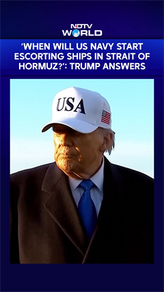 Trump says US Navy Will Soon Start Escorting Ships Through The Strait Of Hormuz