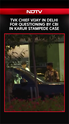 Video: TVK Chief Vijay In Delhi For CBI Questioning In The Karur Stampede Case