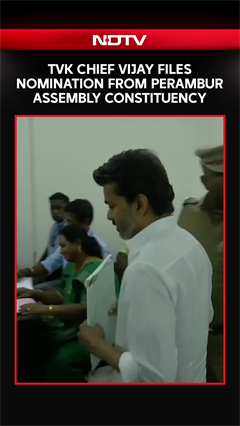 Video: Vijay News | TVK Chief Vijay Files Nomination From Perambur Assembly Constituency