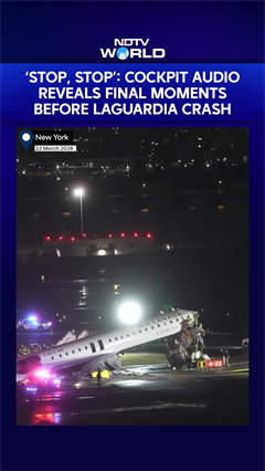 &lsquo;Stop, Stop&rsquo;: Cockpit Audio Reveals Final Moments Before LaGuardia Crash
