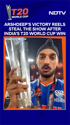 Arshdeep Singh's Victory Reels Steal The Show After India's T20 World Cup Win