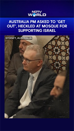Australia PM Asked To "Get Out", Heckled At Mosque For Supporting Israel