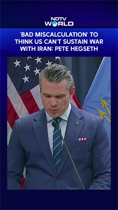 'Bad Miscalculation' To Think US Can't Sustain War With Iran: Pete Hegseth