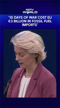 "10 Days of War Cost EU &euro;3 Billion in Fossil Fuel Imports": European Union