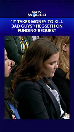 "It Takes Money To Kill Bad Guys": Pete Hegseth On Pentagon's Funding Request Post Iran War