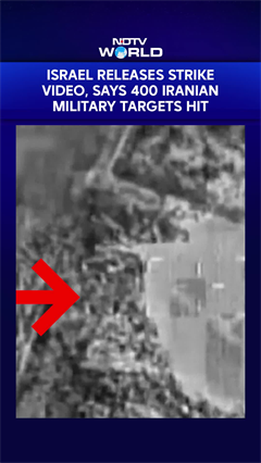 IDF Releases Strike Video, Says 400 Iranian Military Targets Hit
