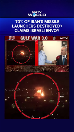 Iran War News Today | '70% of Iran's Missile Launchers Destroyed': Claims Israeli Envoy