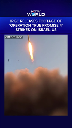 IRGC Releases Footage Of &lsquo;Operation True Promise 4&rsquo; Strikes On Israel, US