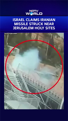 Israel Claims Iranian Missile Struck Near Jerusalem Holy Sites