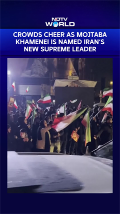 Crowds Cheer As Khamenei's Son Mojtaba Named New Supreme Leader Of Iran
