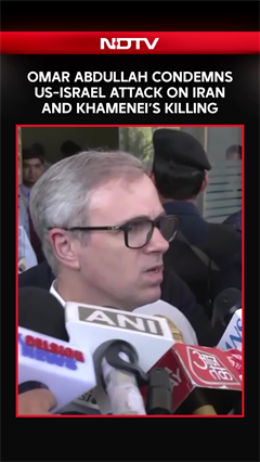 Omar Abdullah Condemns US-Israel Attack On Iran And Khamenei's Killing