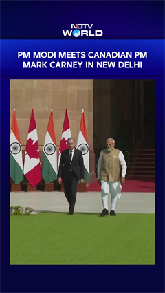 PM Modi Meets Canadian PM Mark Carney In New Delhi
