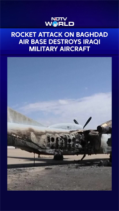 Video: Rocket Attack On Baghdad Air Base Destroys Iraqi Military Plane