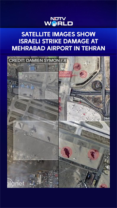 Satellite Images Show Israeli Strike Damage At Mehrabad Airport In Tehran