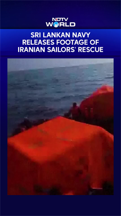 Sri Lankan Navy Releases Footage Of Iranian Sailors' Rescue
