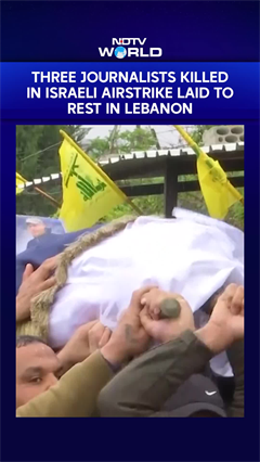 Three Journalists Killed In Israeli Airstrike Laid To Rest In Lebanon