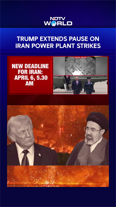 "Talks Going Well": Trump Again Extends Pause On Iran Power Plant Strikes