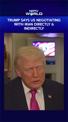 Trump Says US Is Negotiating With Iran Directly & Indirectly