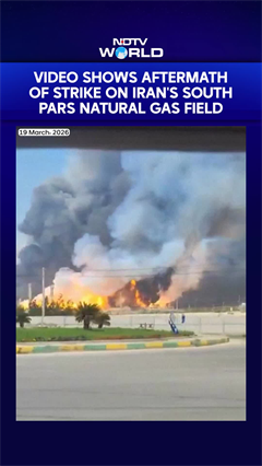Video Shows Aftermath Of Strike On Iran's South Pars Natural Gas Field
