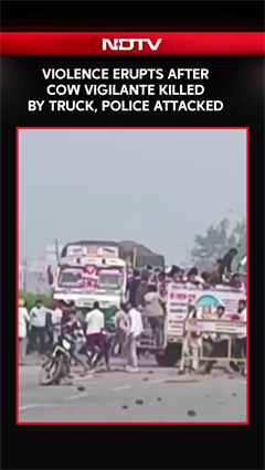 Mathura: Violence Erupts After Cow Vigilante Killed By Truck, Police Attacked By Mob
