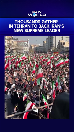 Thousands Gather In Tehran For New Supreme Leader Mojtaba Khamenei