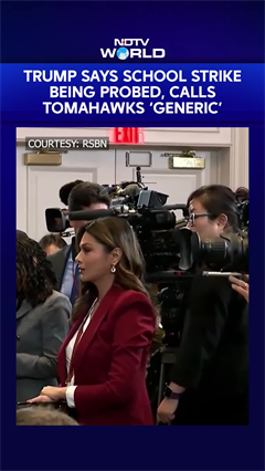 Video: Trump Says School Strike Being Probed, Calls Tomahawks 'Generic'