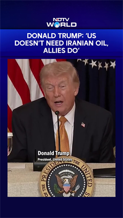&ldquo;We Don&rsquo;t Need Oil&rdquo;: Trump Says Allies Rely On Iran