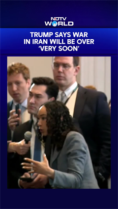 Trump Says Iran War Will End "Very Soon"