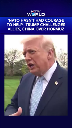 'NATO Hasn't Had Courage To Help': Trump Challenges Allies, China Over Hormuz Strait