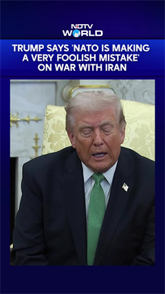 Iran War | Trump Says 'NATO Is Making A Very Foolish Mistake' On War With Iran