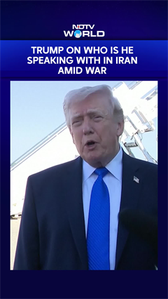 Donald Trump On Who Is He Speaking With In Iran: "Respectable Man"