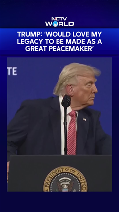 &ldquo;Great Peacemaker&rdquo;: Trump Outlines His Legacy Goal