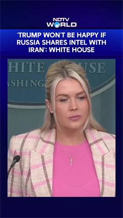 'Trump Won't Be Happy If Russia Shares Intel With Iran': White House