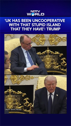 Trump On UK | "UK Has Been Very, Very Uncooperative With That Stupid Island That They Have": Trump